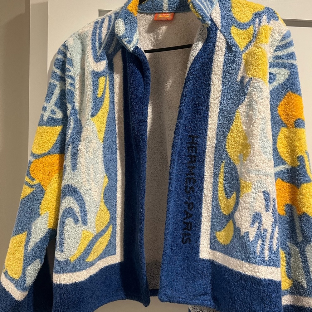 ONE IF A KIND Each of these jackets is crafted from up-cycled designer towels,